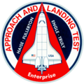 Enterprise 1977 Approach and Landing Test mission patch