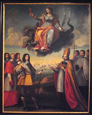 Entree de Louis XIII a La Rochelle par Pierre Courtilleau