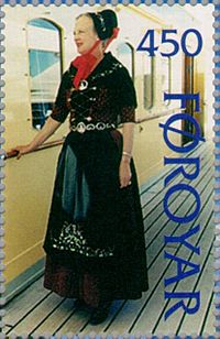 Faroe stamp 302 Queen Margrethe
