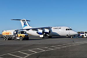 First Air - Summit Air Avro RJ85 at Yellowknife Airport