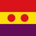 Flag of Viceadmiral of the Fleet Spanish Republic - Subordinate