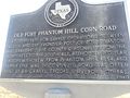 Fort Phantom Hill Texas Historical Marker north of Clyde