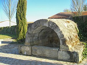 Roman fountain.