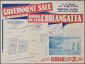 Government land sales, Kirra Beach, Town of Coolangatta, 1938