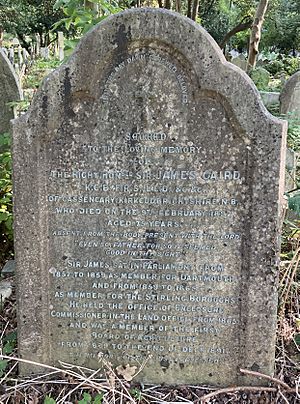 Grave of Sir James Caird in Highgate Cemetery
