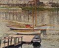 Gustave Caillebotte - Voiliers au Mouillage sur la Seine, à Argenteuil