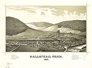 Hallstead, Penn. 1887. LOC 75694984