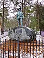 Hiker at Central Park in Schenectady NY