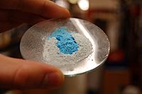 Difference between anhydrous and hydrated copper sulfate