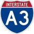 Interstate A3 marker