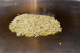 Iron griddle fried rice