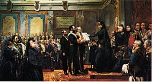 Jura de la regente María Cristina de Habsburgo (Francisco Jover, Joaquín Sorolla)