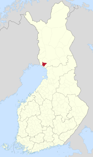 Location of Keminmaa in Finland