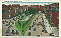 Kenmore Square 1935 postcard