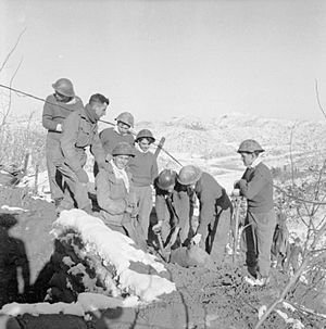 King's Regiment group, Korea 1952