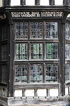 Little Moreton Hall window by Richard de Dale