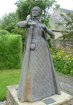 Mary, Queen of Scots, statue, Linlithgow