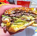 McDonalds Big Mac hamburger cheeseburger