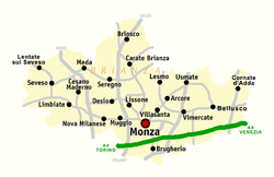 Monza mappa