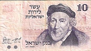 Moses Montefiore at 10 Israeli pound bill