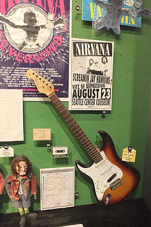 Nirvana Artifacts - Rock and Roll Hall of Fame (2014-12-30 12.40.06 by Sam Howzit)