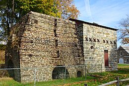 Oxford Furnace and Blowing House, NJ - south view