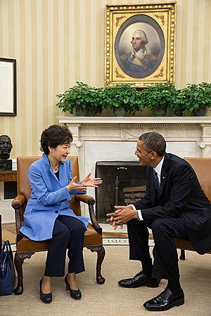 Park Geun-Hye meeting with Barack Obama