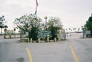 Pine Island Park Sign; January 12 2009