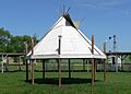Ponca Tribe Community buildings Pow Wow circle 2
