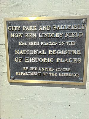 Prescott Historic Marker - City Park and Ballfield