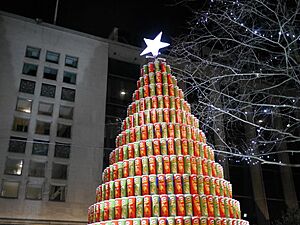 Pringles chistmas tree