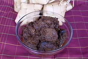 Rendang daging sapi asli Padang