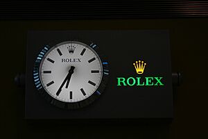 Rolex mural watch, Dubai airport