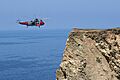 Royal Navy Rescue Helicopter passing Western Hill - geograph.org.uk - 189510