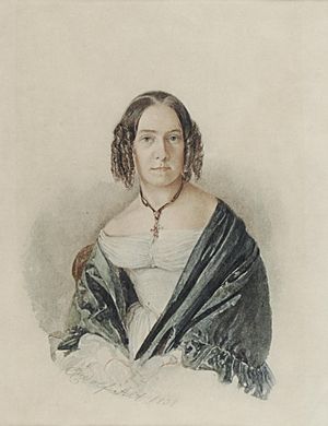 Rudolf von Alt Damenporträt 1838