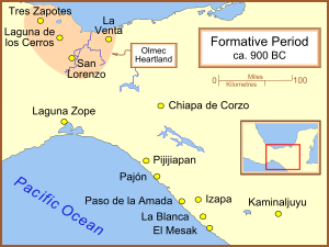 SE Mesoamerican Formative Period sites
