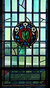 Saint Raphael Roman Catholic Chapel Yeo Hall Royal Military College of Canada memorial window to Iam GA McNaughton 2588.jpg