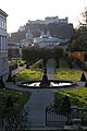 Salzburg-Mirabellgarten mit Festung