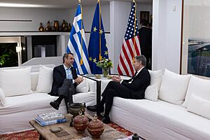 Secretary Blinken Meets with Greek Prime Minister Mitsokakis