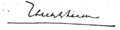 Signature of Tran Thien Khiem