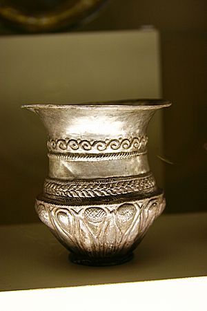 Silver cup - Tresor de Tivissa - Museu d'Arqueologia de Catalunya - Barcelona 2014 (2)
