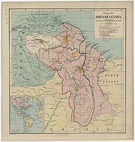 Special Map of british Guiana, illustrating the Venezuela-Guiana boundary dispute 1895-96 - btv1b8441757p (1 of 2)
