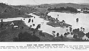 StateLibQld 1 388385 Floodwaters at Tuchekoi, 1931