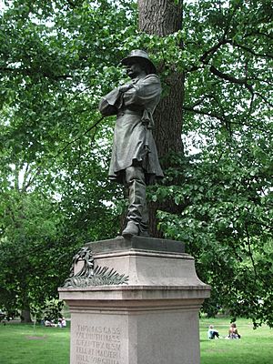 Statue of Colonel Thomas Cass, Commander of the Ninth Regiment Massachusetts Volunteers