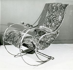 Steel Chair Designed by Peter Cooper