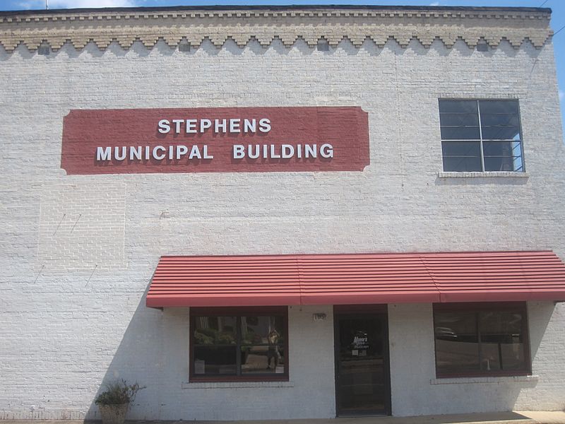 Image Stephens, AR, Municipal Building IMG 2214