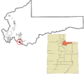 Summit County Utah incorporated and unincorporated areas Francis highlighted