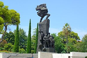 The monument of Independence in Vlorë (Vlora)