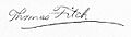 Thomas fitch signature