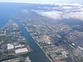 Tomakomai from an aeroplane